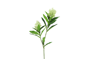 Countryfield kunstbloem skimmia wit 72cm