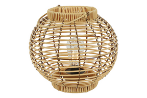 Countryfield led windlicht convex sabine m licht bruin