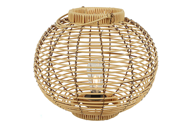 Countryfield led windlicht convex sabine l licht bruin