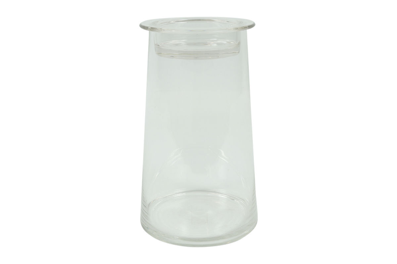 Countryfield deco glas hanny m komdeksel 14x14x23,5cm