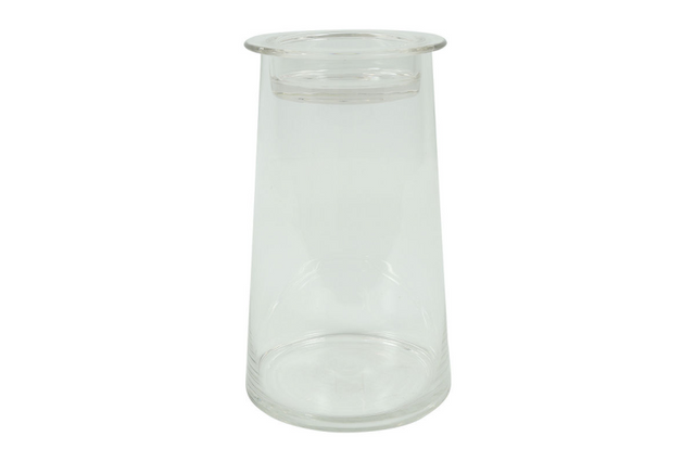 Countryfield deco glas hanny m komdeksel 14x14x23,5cm