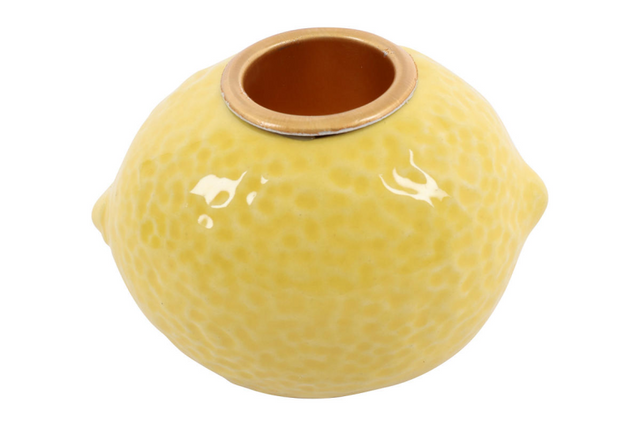 Countryfield kandelaar citrus geel 7cm