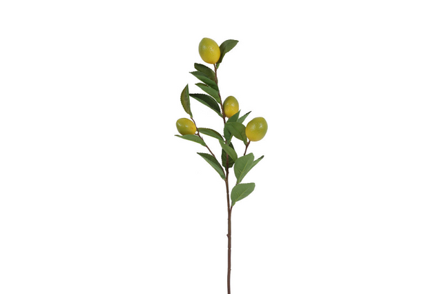 Countryfield kunstbloem lemon geel 73cm
