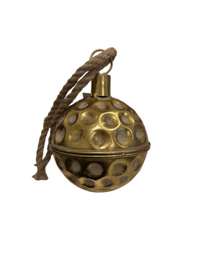 Countryfield decoratieve bal met bellen goud 15cm
