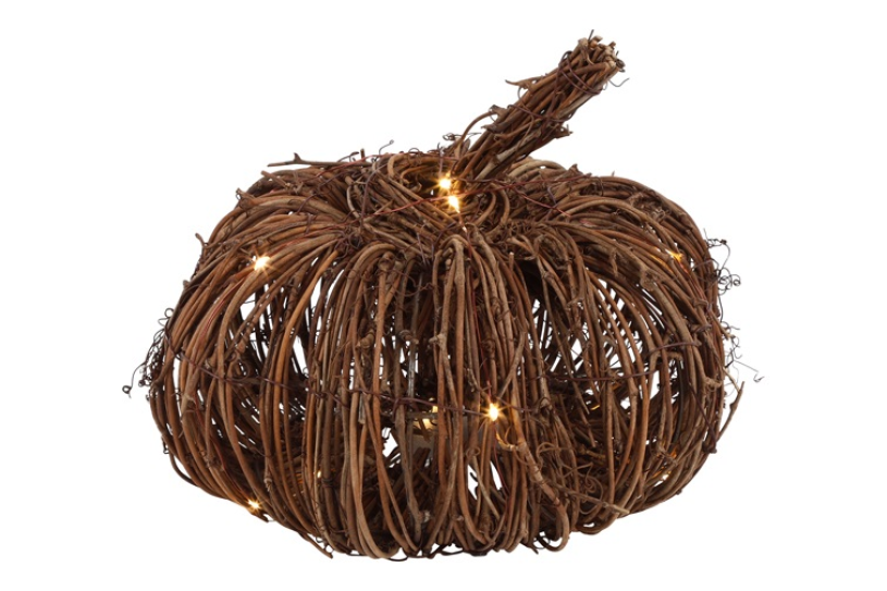 Countryfield led pompoen toma s naturel 15led 20x12x20cm