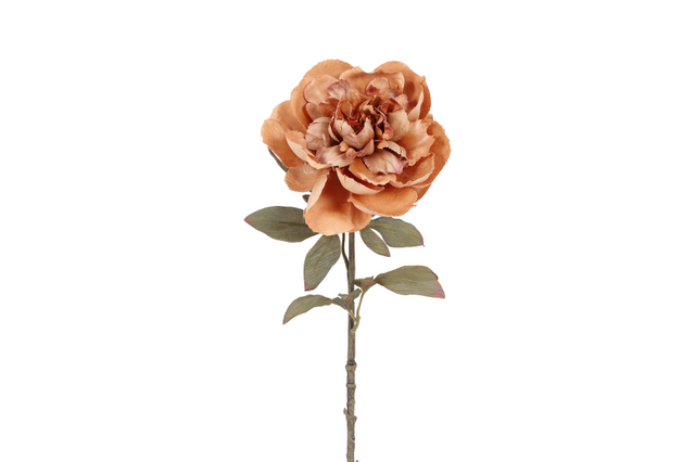 Countryfield kunstbloem peony sibel l l.bruin 57cm
