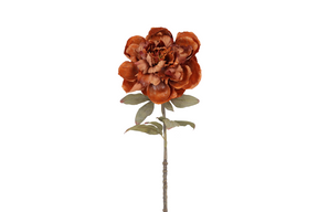 Countryfield kunstbloem peony sibel l bruin 57cm