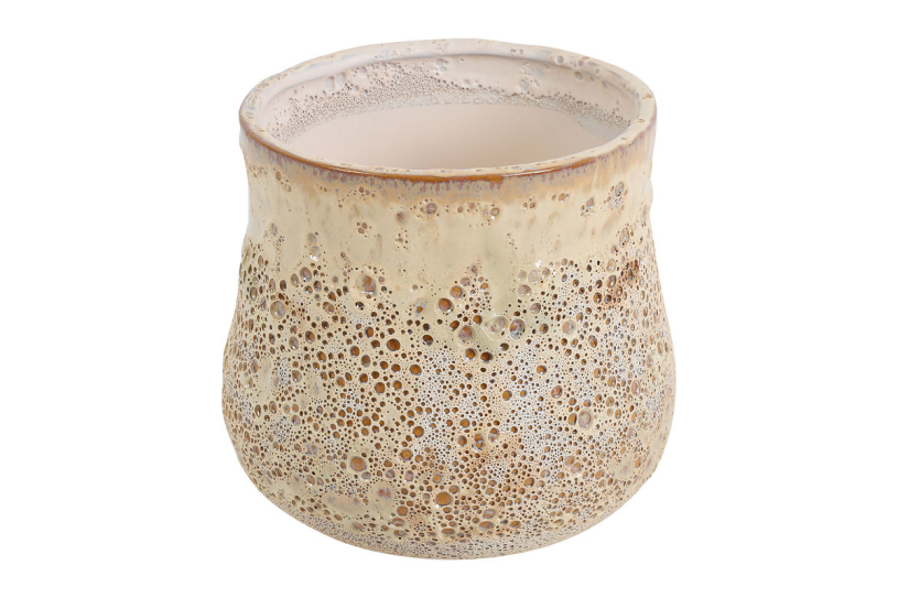Countryfield bloempot pure l crème 13x13x12,5cm
