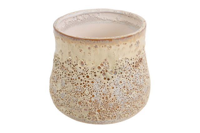 Countryfield bloempot pure l crème 13x13x12,5cm