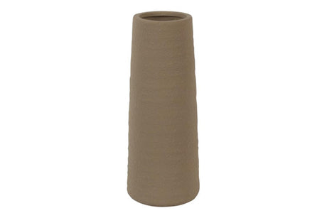 Countryfield vaas ro nohr m beige 11,5x11,5xh28cm