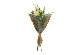 Countryfield kunstboeket rosa lilium wit 15x15x60cm