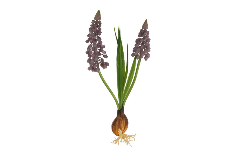 Countryfield kunstbloem muscari blauw 22x5x22cm