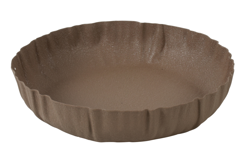 Countryfield schaal dusan m 25x25x5cm - bruin
