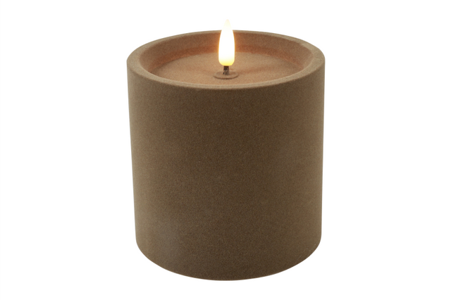 Countryfield led stompkaars velvet s 10x10x10cm - taupe