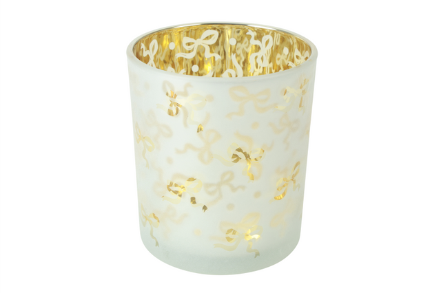 Countryfield theelichthouder bodi m 8,8x8,8x10cm - zilver