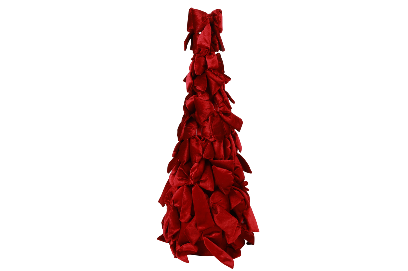 Countryfield strik kerstboom royals l 60x20x60cm - bordeaux