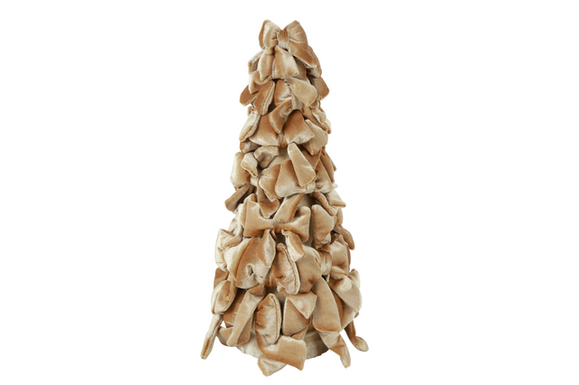 Countryfield strik kerstboom royals m 40x12x40cm - goud