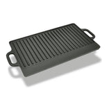 Vidaxl Grill Plate Double -Sided 50x23 cm støpejern