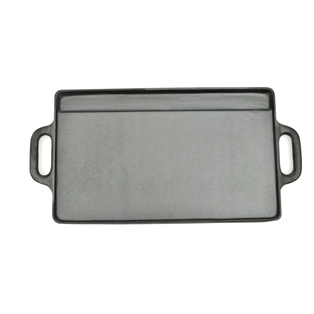 Vidaxl Grill Plate Double -Sided 50x23 cm støpejern