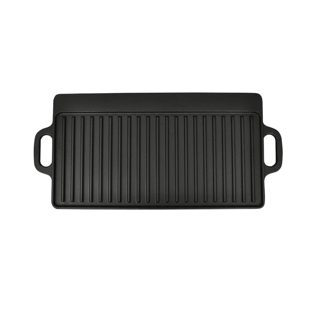 Vidaxl Grill plate double -sided 50x23 cm Cast iron