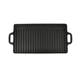 Vidaxl Grill Plate Double -Sided 50x23 cm støpejern