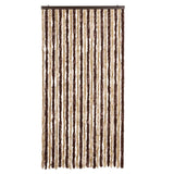 Vidaxl Fly Curtain 100x220 cm Chenille Beige og lysebrun