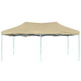 Vidaxl Pliant tente pop-up 3x6 m crème blanche