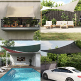 Vidaxl Sunshade HDPE Quadrat 2x2 M Anthrazit