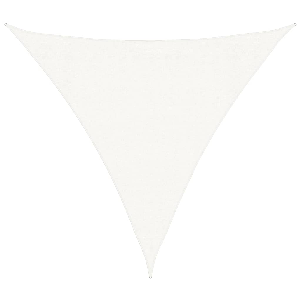 Vidaxl Sun Shade HDPE Triangle 3.6x3.6x3.6 m bianco