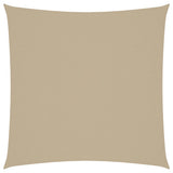 Vidaxl zonnescherm vierkant 2x2 m oxford stof beige