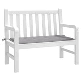 VIDAXL Garden Bench Blaža 100x50x3 cm Oxford tkanina siva