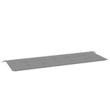 Vidaxl Gaartbank Custioun 150x50x3 cm Oxford Stoff Grey