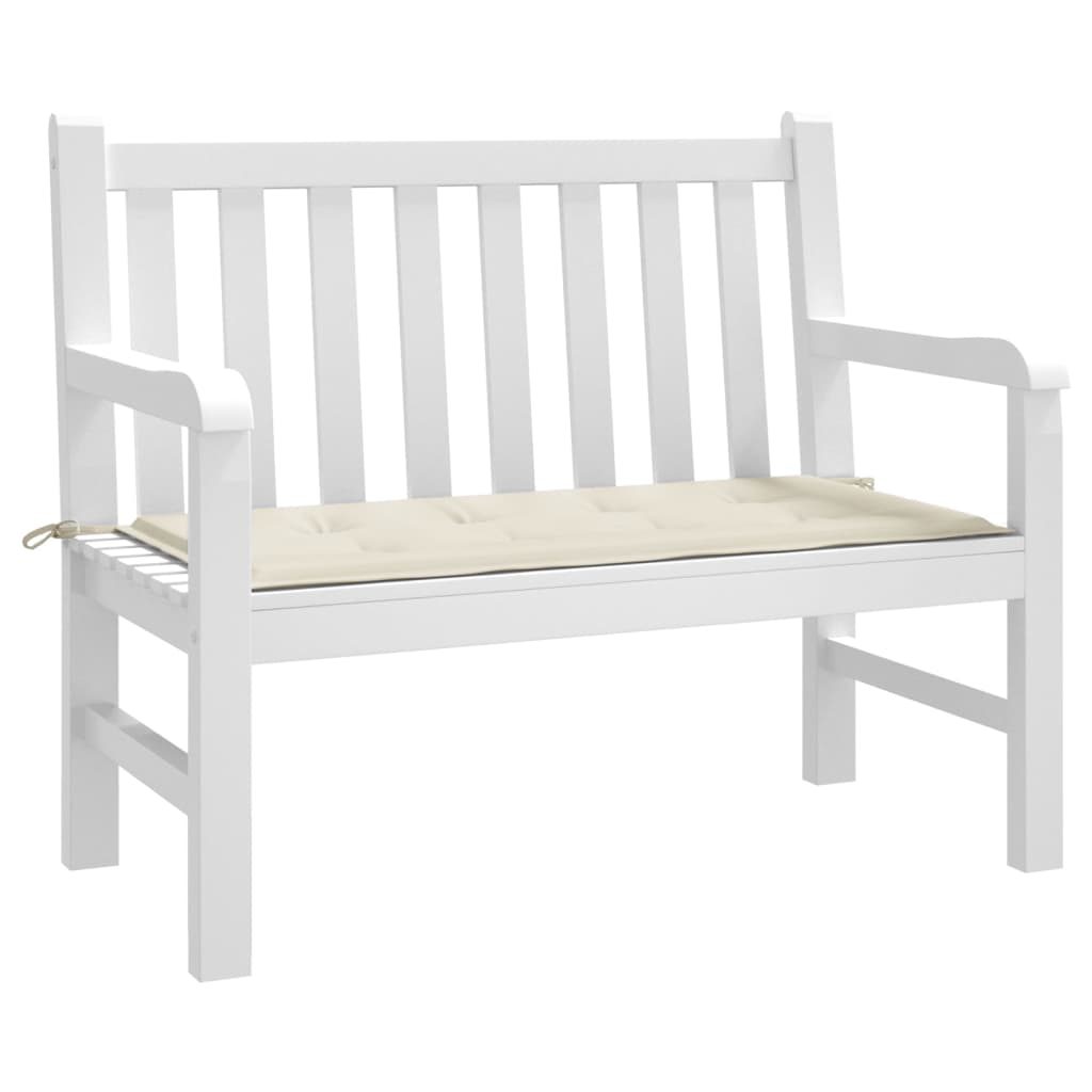 Vidaxl Garden Bench Poduszka 100x50x3 Cm Oxford Fabric Crème -