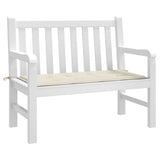 Vidaxl Garden Bench Poduszka 100x50x3 Cm Oxford Fabric Crème -