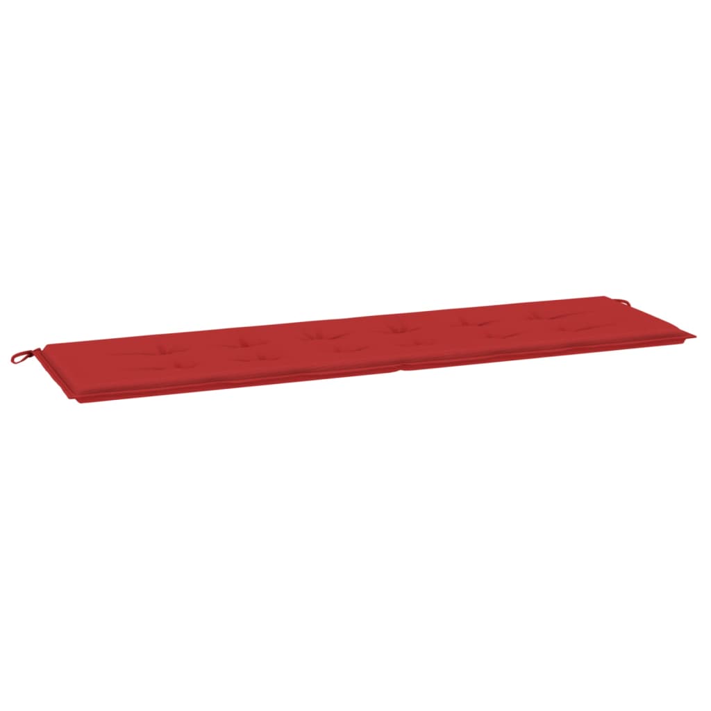 Vidaxl Garden Bench Kissen 180x50x3 cm Oxford Stoff rot