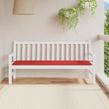 Vidaxl Garden Bench Kissen 180x50x3 cm Oxford Stoff rot