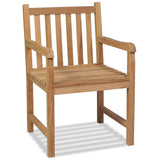 Vidaxl tuinstoelen 2 st massief teakhout