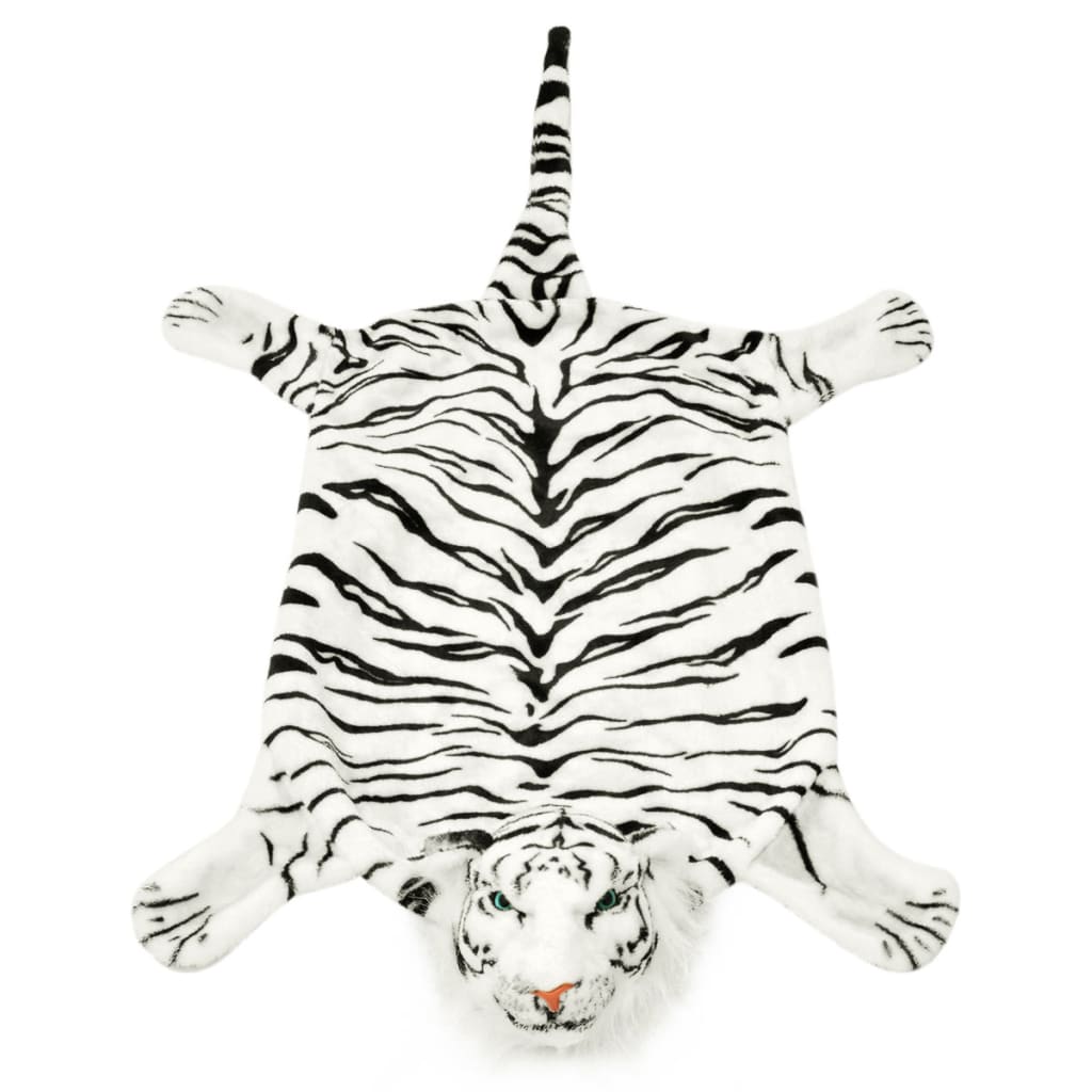 Vidaxl Tiger Fold Plush 144 cm bianco