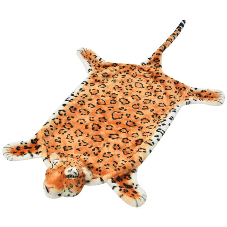 Vidaxl luipaardvloerkleed pluche 139 cm bruin