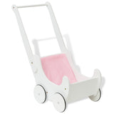 Vidaxl Poppenwagen White 53x25.7x50 cm Legno