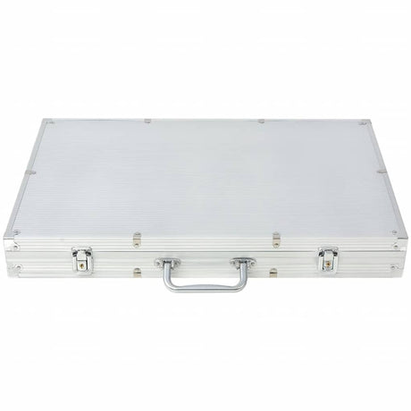 Vidaxl pokerset met 1000 chips aluminium