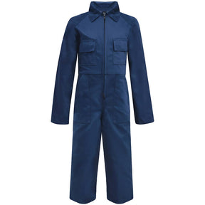 Vidaxl kinderoverall met mouwen maat 110 116 blauw