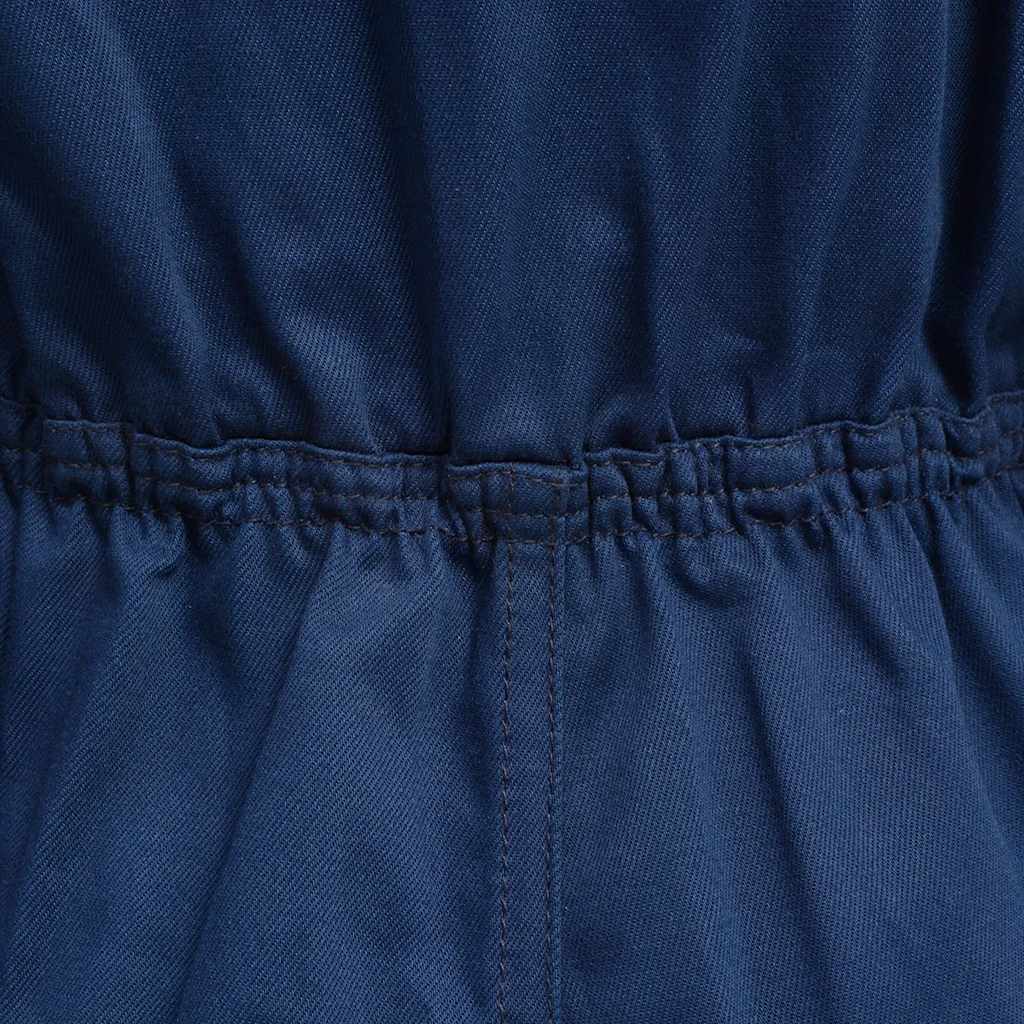Vidaxl kinderoverall met mouwen maat 110 116 blauw