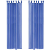 Bidaxl -gardiner Voile 140x175 cm Royal Blue