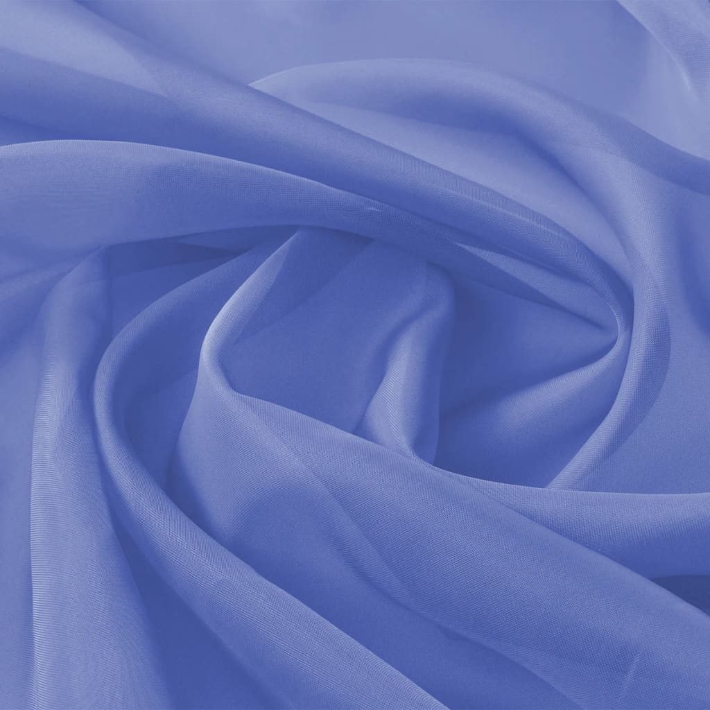 Vidaxl Fabric Voile 1.45x20 M King's Blue