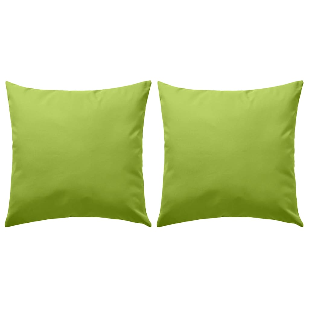 Vidaxl udendørs puder 45x45 cm Apple Green 2 pcs