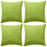 Vidaxl buitenkussens 45x45 cm appeltjesgroen 4 st