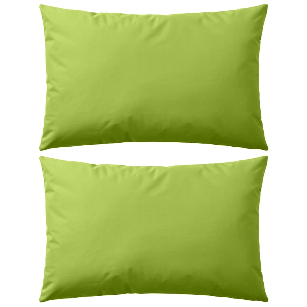 Vidaxl Outdoor Këssen 60x40 cm Apple Green 2 Sts