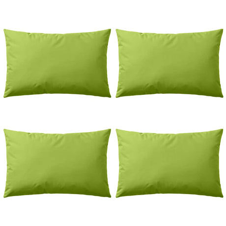 Vidaxl buitenkussens 60x40 cm appeltjesgroen 4 st