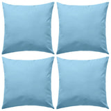 Vidaxl buitenkussens 45x45 cm lichtblauw 4 st